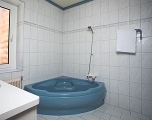 Appartamento in albergo, vasca da bagno