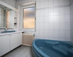 Appartamento in albergo, vasca da bagno
