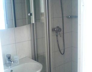 Single room, shower, toilet, balcony