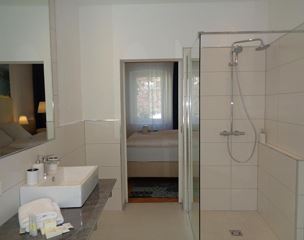 Double room, shower or bath, toilet