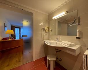 Suite, separate toilet and shower/bathtub, lake view