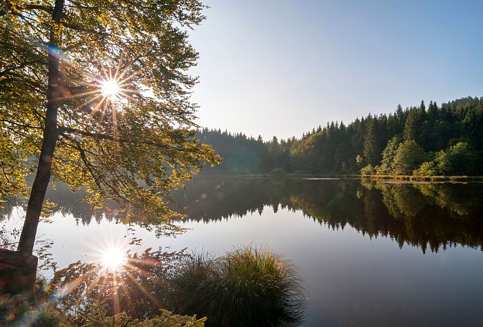 Der bezaubernde Tauernteich in den Ossiacher Tauern